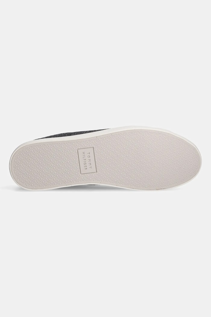 Tommy Hilfiger tenisi TH HI VULC LOW CORE CHAMBRAY FM0FM05389 negru