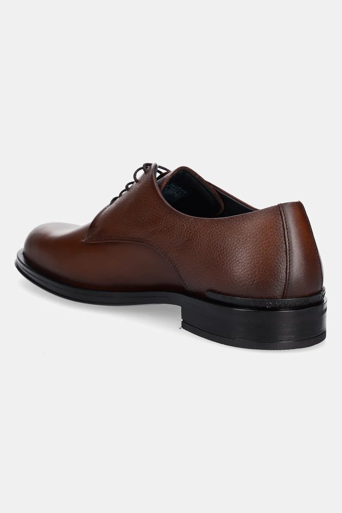 Obutev Usnjeni polškornji Tommy Hilfiger CORE HILFIGER LEATHER SHOE FM0FM05375 rjava