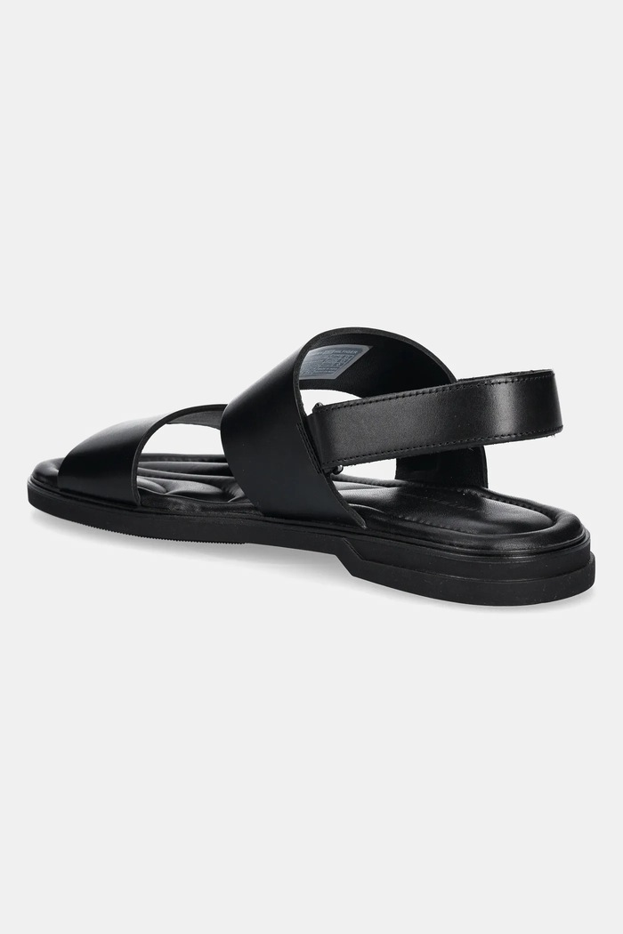 Cipők Tommy Hilfiger bőr szandál PREMIUM HILFIGER STRAPPY LH SAND FM0FM05356 fekete