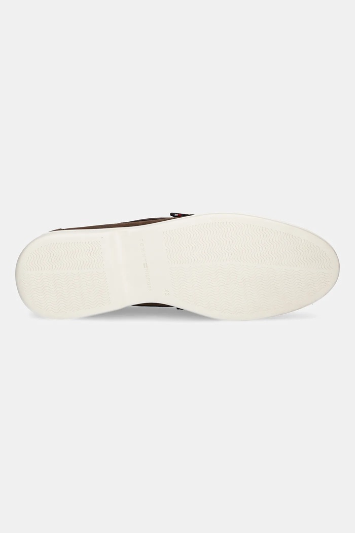 Tommy Hilfiger mokasyny nubukowe TOMMY HILFIGER NUBUCK P LOAFER FM0FM05350 brązowy