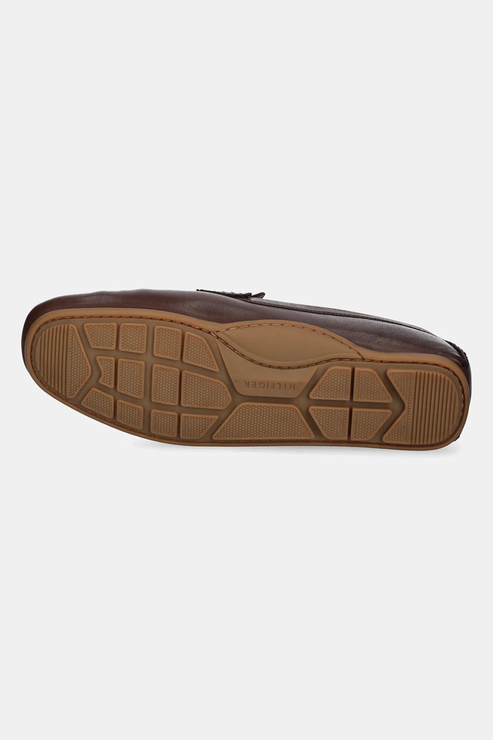 Tommy Hilfiger mokasyny skórzane CORPOARTE HILFIGER LTH DRIVER FM0FM04810 brązowy