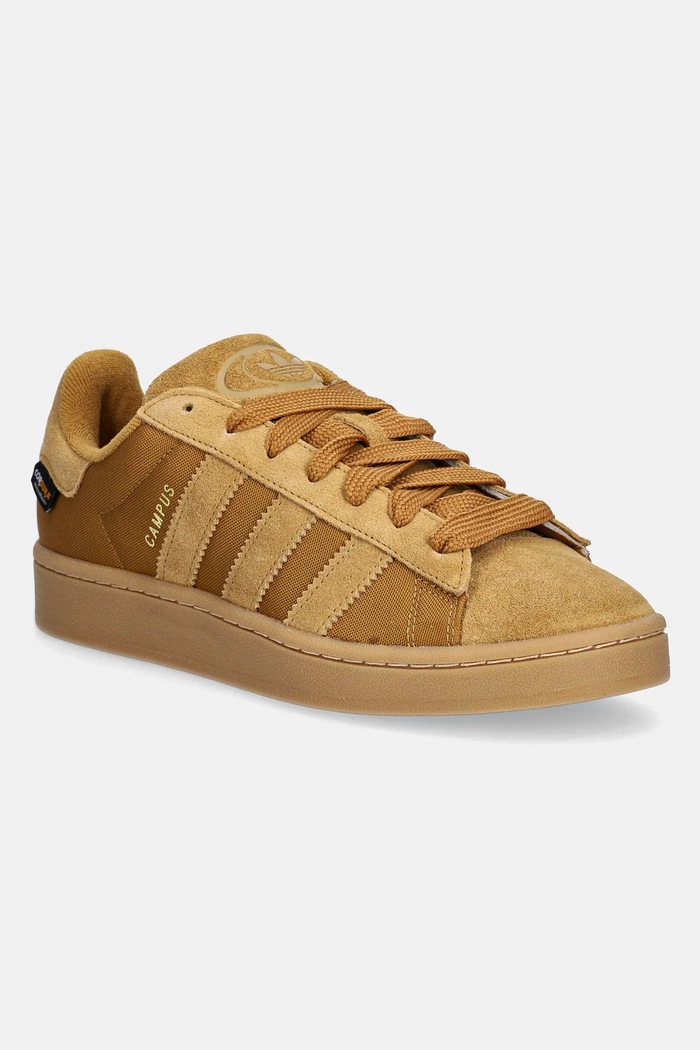 Tenisice adidas Originals Campus 00s brušena koža smeđa JH7605