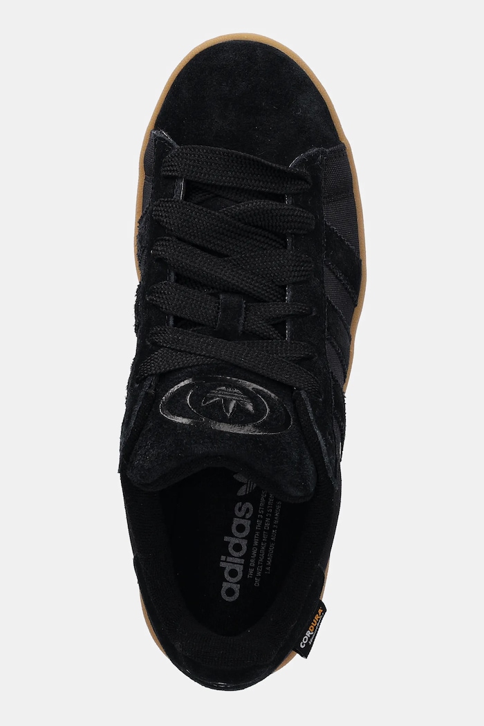 Semišové tenisky adidas Originals Campus 00s černá JH7607