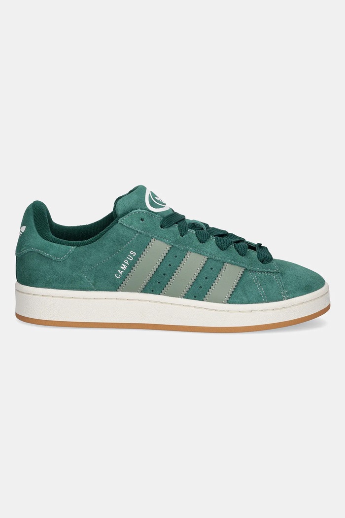 Semišové tenisky adidas Originals Campus 00s JH8794 zelená SS25