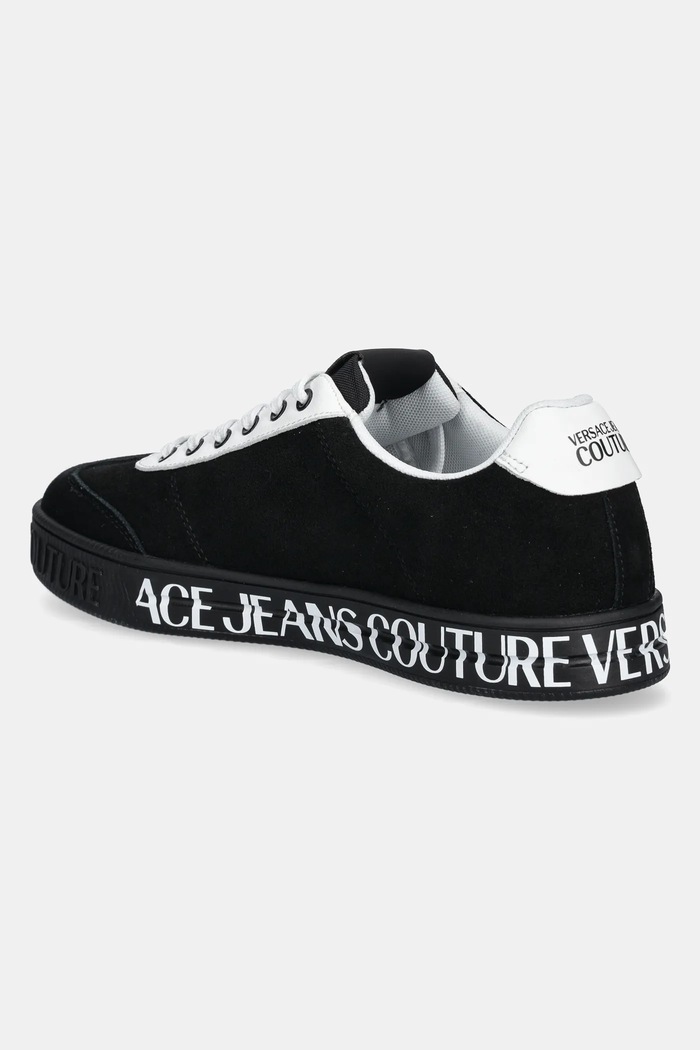 Scarpe Versace Jeans Couture sneakers in camoscio 78YA3SK6.ZPB02.899 nero