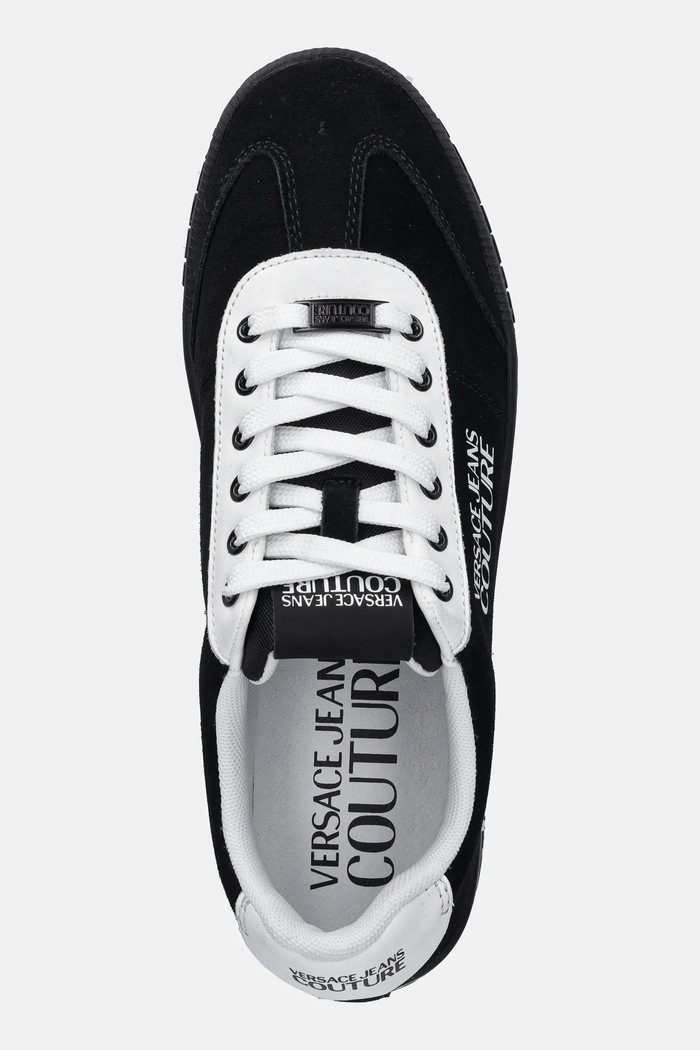 Versace Jeans Couture sneakers in camoscio nero 78YA3SK6.ZPB02.899
