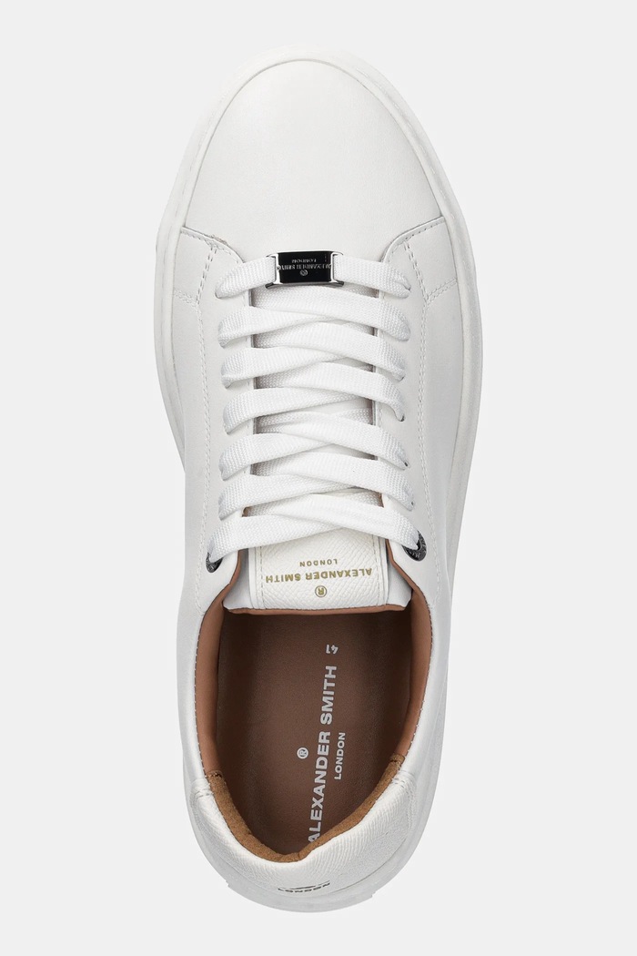 Sneakers boty Alexander Smith London bílá ALBBLDM9064TWT