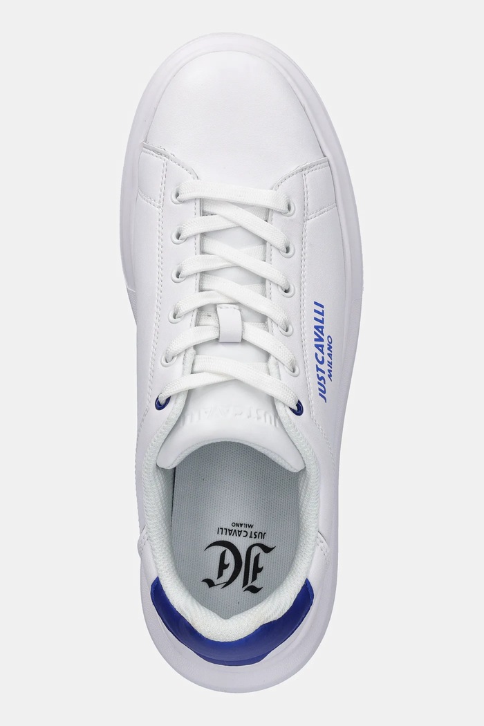 Just Cavalli sneakersy skórzane biały 78QA3SBFZPA96003