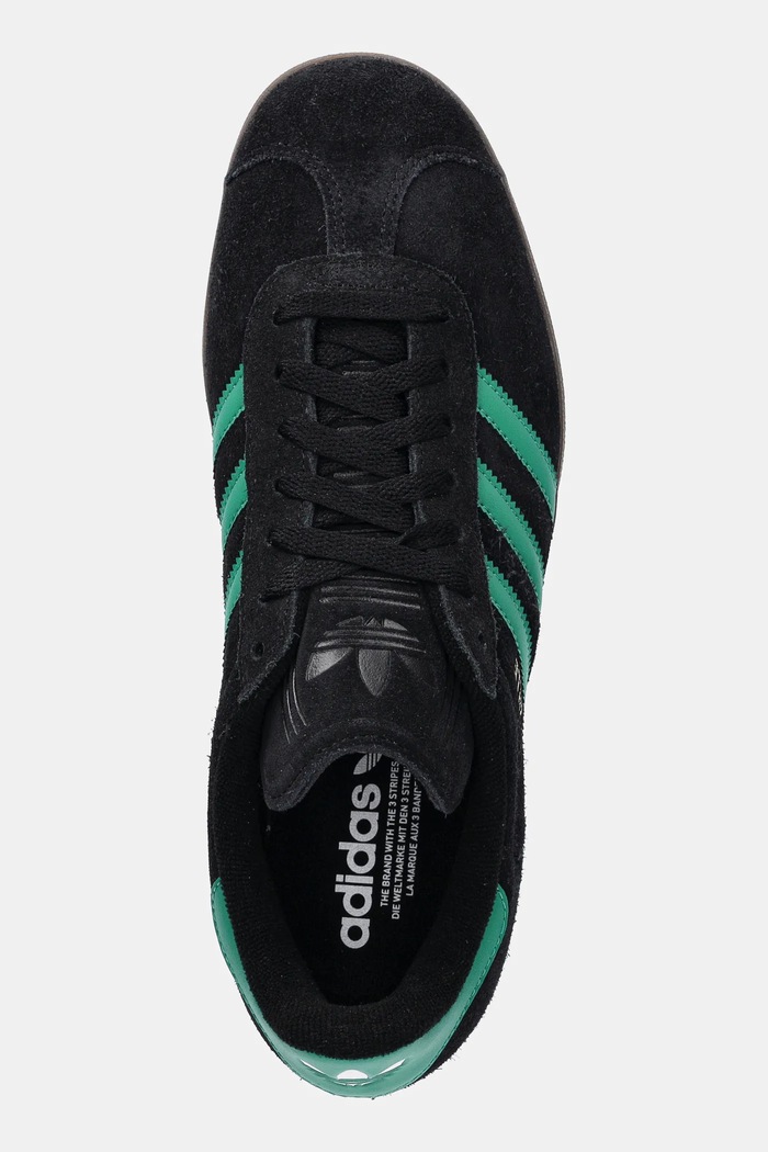 Semišové tenisky adidas Originals Gazelle černá JH5394