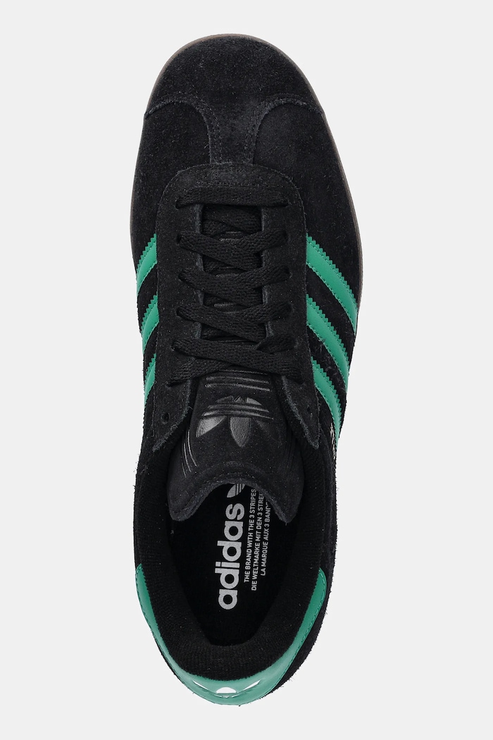 Semišové tenisky adidas Originals Gazelle černá JH5394