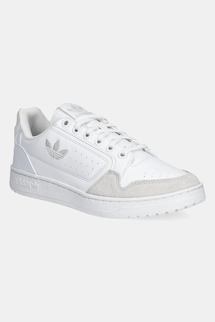 Sneakers boty adidas Originals NY 90 semišová kůže bílá JI1899