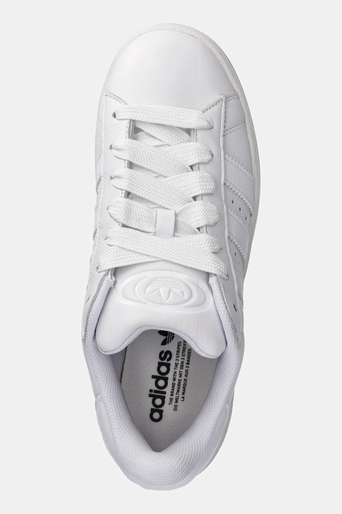 Кожени маратонки adidas Originals Campus 00s бял JP9996