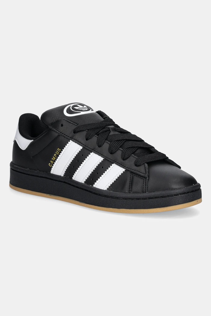 Кожаные кроссовки adidas Originals Campus 00s низкая чёрный JP9997