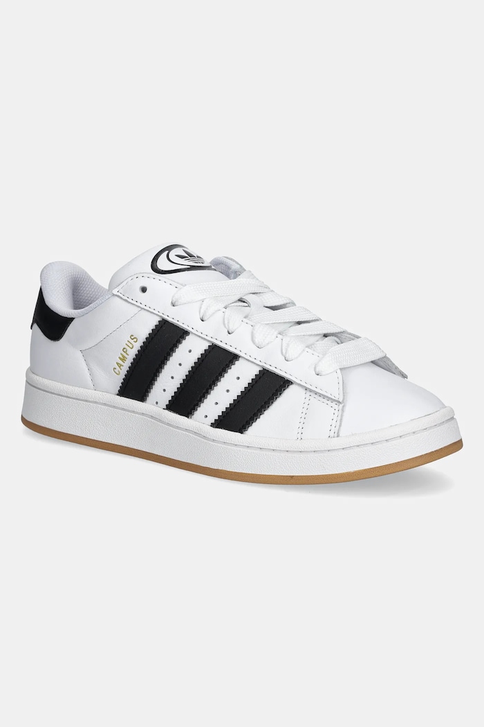 Кожени маратонки adidas Originals Campus 00s ниска бял JP9998