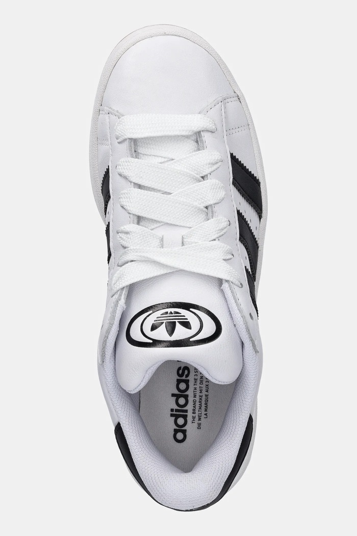 Кожени маратонки adidas Originals Campus 00s бял JP9998