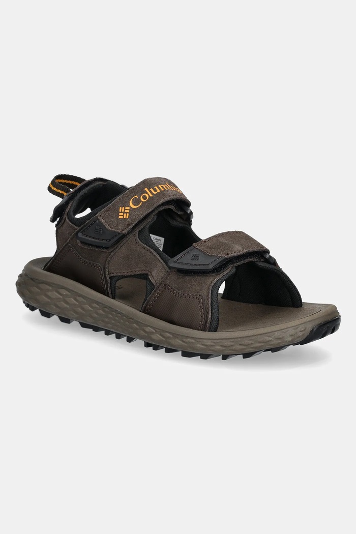 Σανδάλια Columbia KONOS HIKER δέρμα σαμουά καφέ 2121571