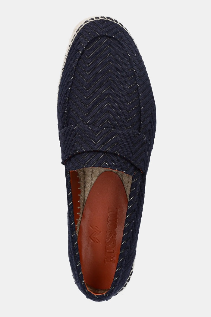 Espadrile Missoni Niko mornarsko plava MMB003.027