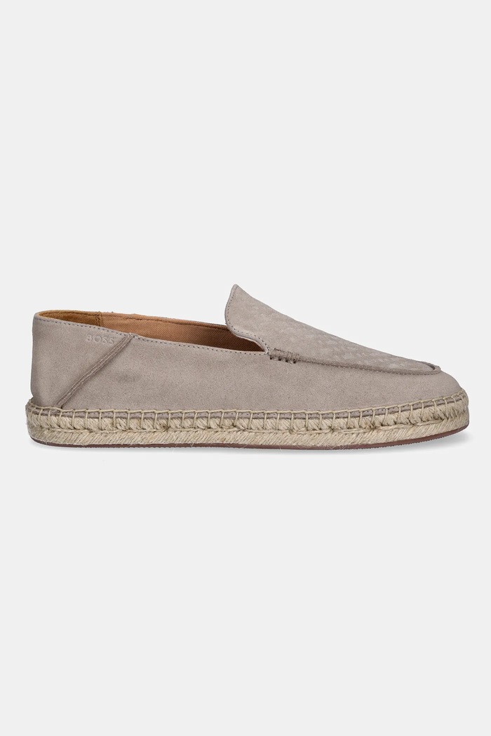 BOSS espadryle zamszowe Madeira 50541781.269 beżowy SS25