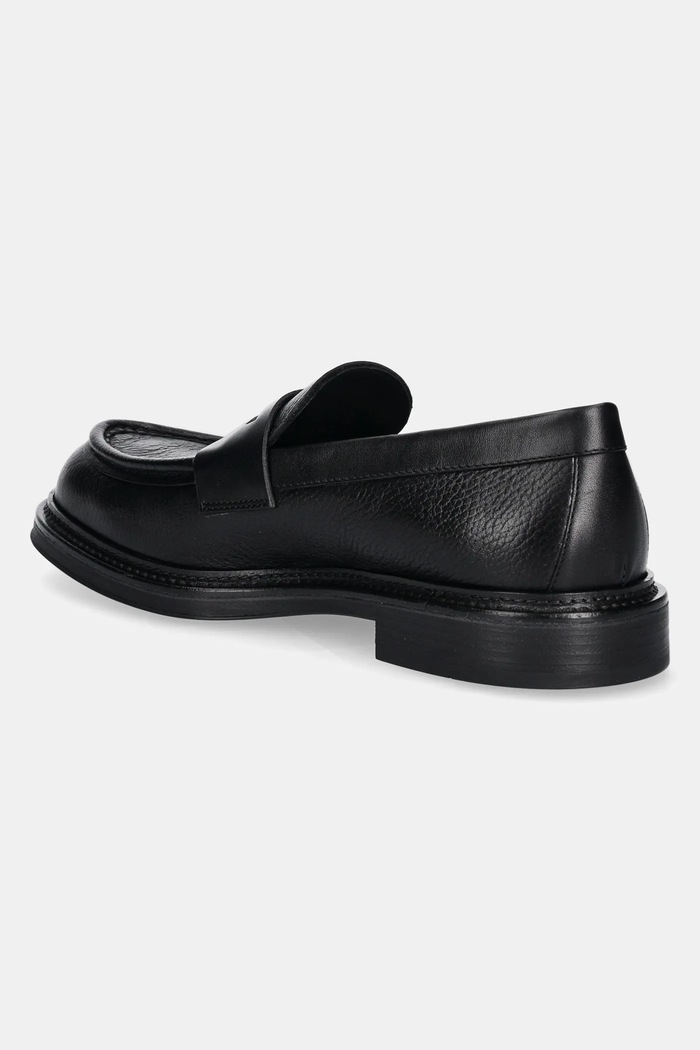 Obuwie Emporio Armani mokasyny skórzane X4A190.XR207.K001 czarny
