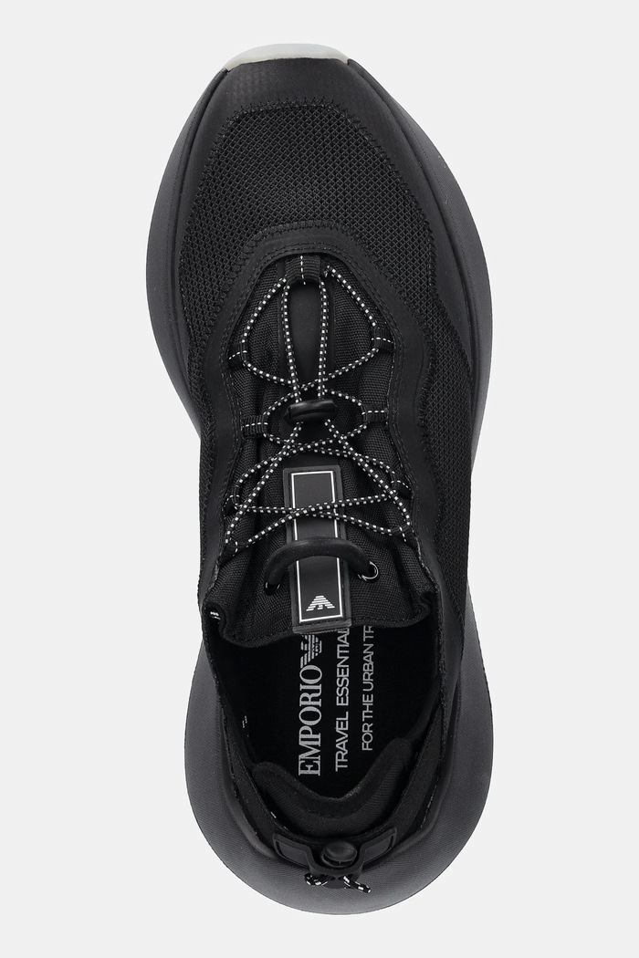 Emporio Armani sneakers negru EM001675.AF14764.ZC004