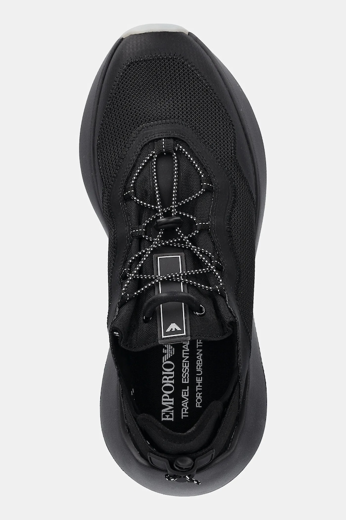 Emporio Armani sneakers negru EM001675.AF14764.ZC004