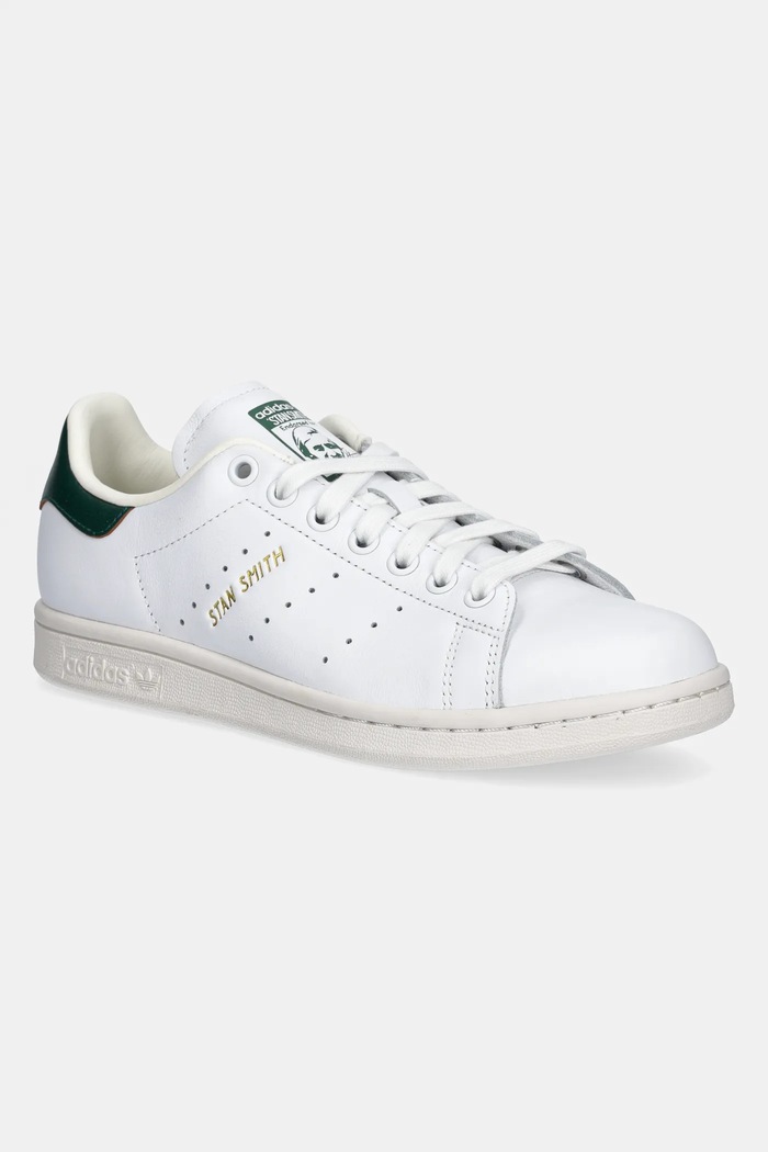 adidas Originals sneakers din piele Stan Smith mic de statură alb JH9704
