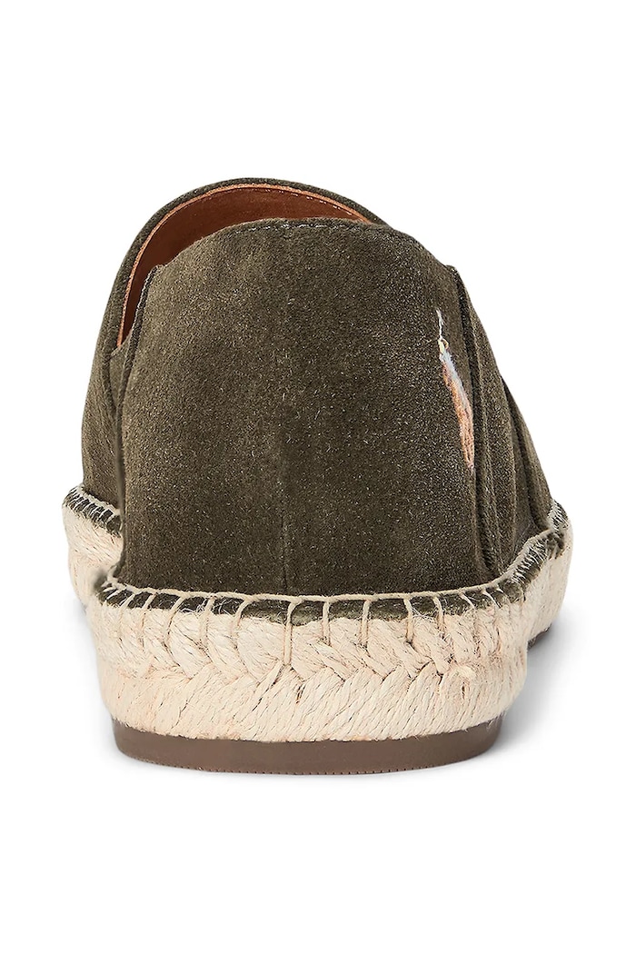 Boty Semišové espadrilky Polo Ralph Lauren Cevio Slip 803961282002.301 zelená