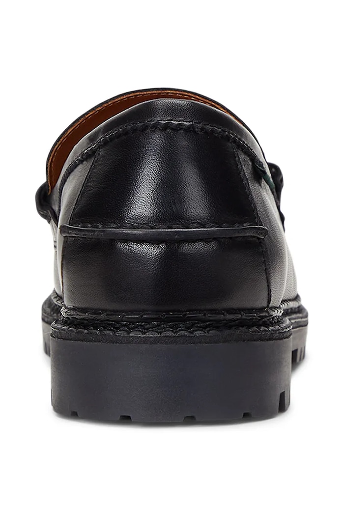 Παπούτσια Δερμάτινα μοκασίνια Polo Ralph Lauren Jett Penny 803961420001.001 μαύρο