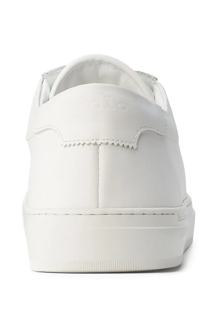 Boty Kožené tenisky Polo Ralph Lauren Jermain Lux 809913531001.100 bílá