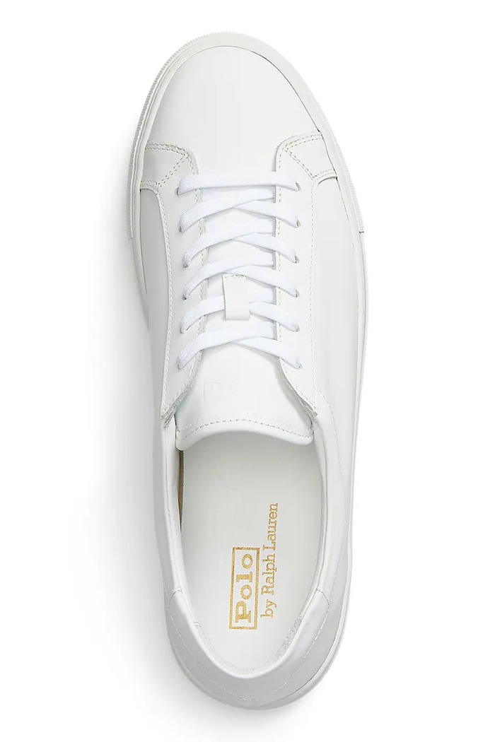 Kožené tenisky Polo Ralph Lauren Jermain Lux bílá 809913531001.100