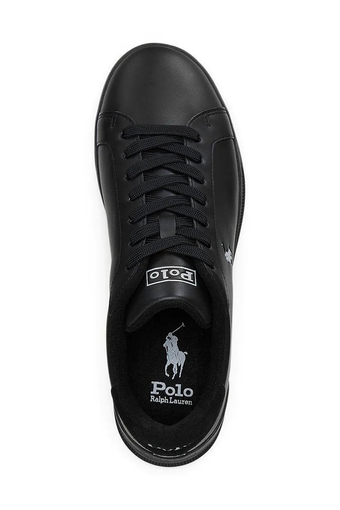 Kožne tenisice Polo Ralph Lauren Hrt Crt Ii crna 809965072002.001