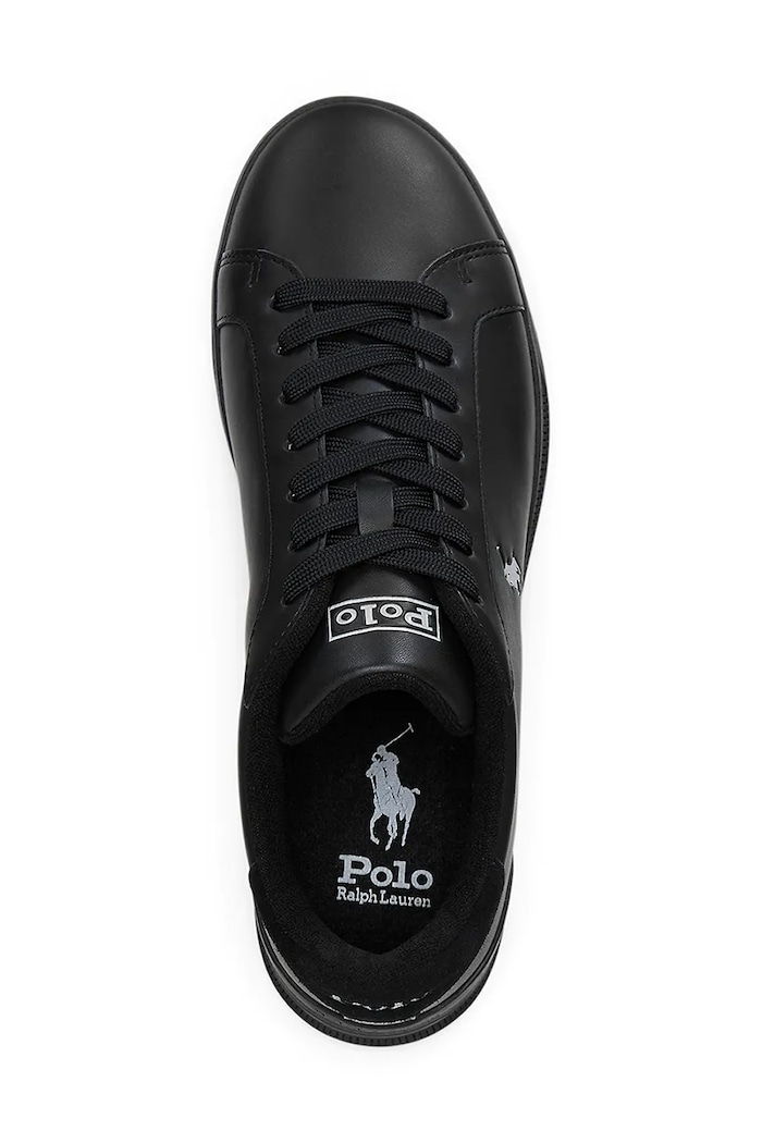 Kožne tenisice Polo Ralph Lauren Hrt Crt Ii crna 809965072002.001