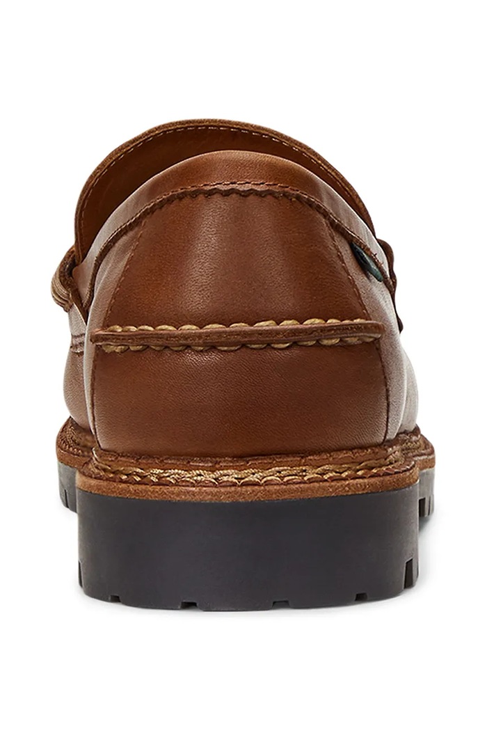 Παπούτσια Δερμάτινα μοκασίνια Polo Ralph Lauren Jett Penny 803961420002.200 καφέ