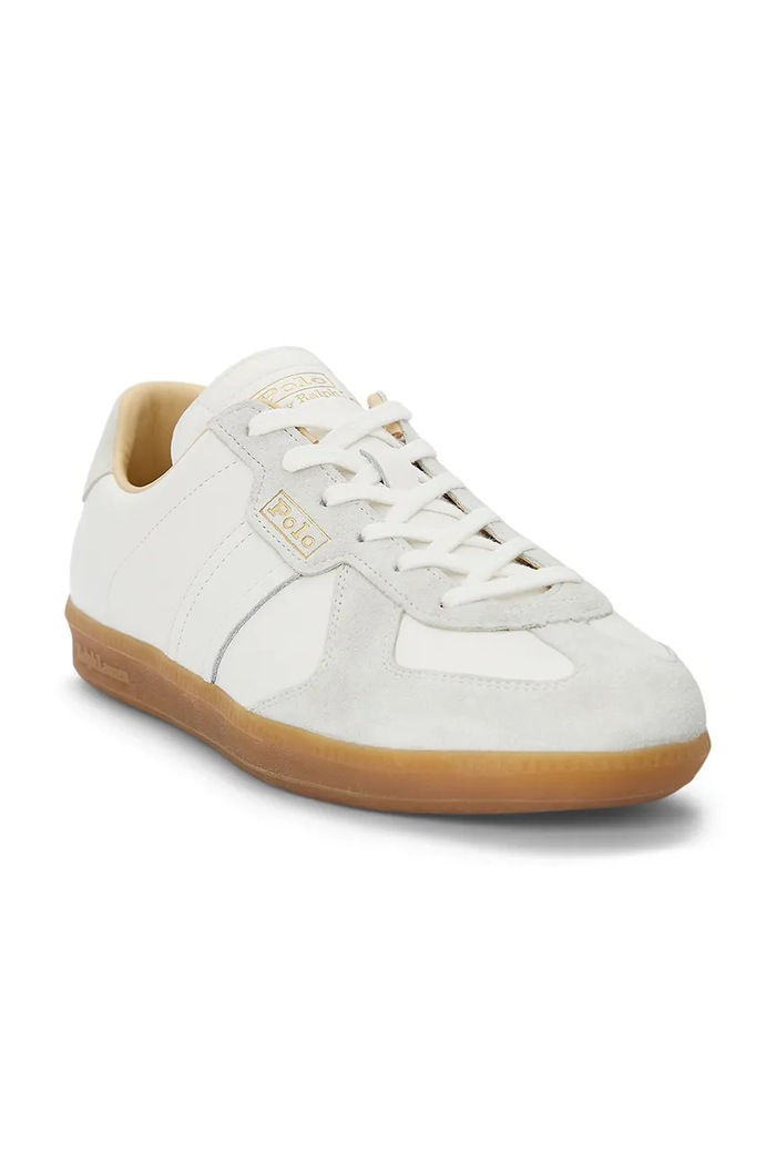 Polo Ralph Lauren sneakersy skórzane Field Ct 100 809967531001.101 biały SS25