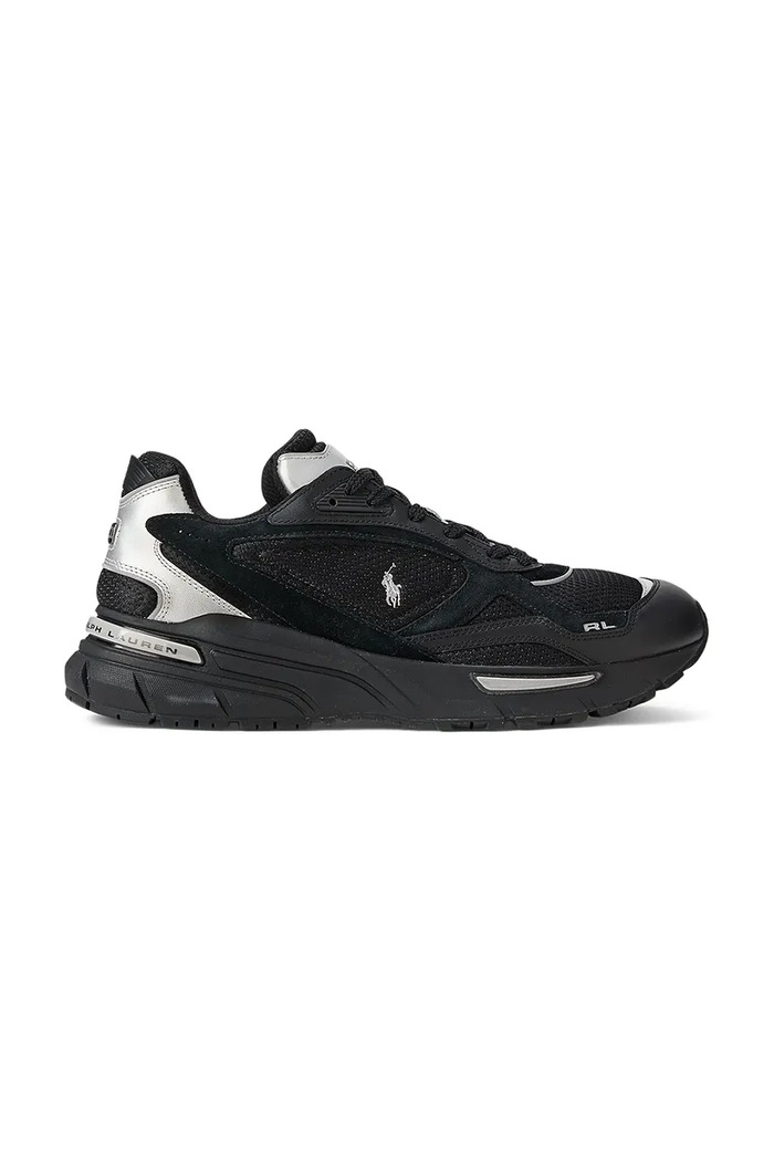 Polo Ralph Lauren sneakersy Trackstr 275 skóra zamszowa czarny 809967886001.001