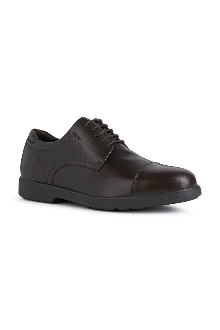 Kožené polobotky Geox U SPHERICA EC11 A U25EFA.00043.C6009 hnědá SS25