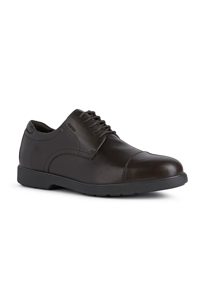 Kožené polobotky Geox U SPHERICA EC11 A U25EFA.00043.C6009 hnědá SS25