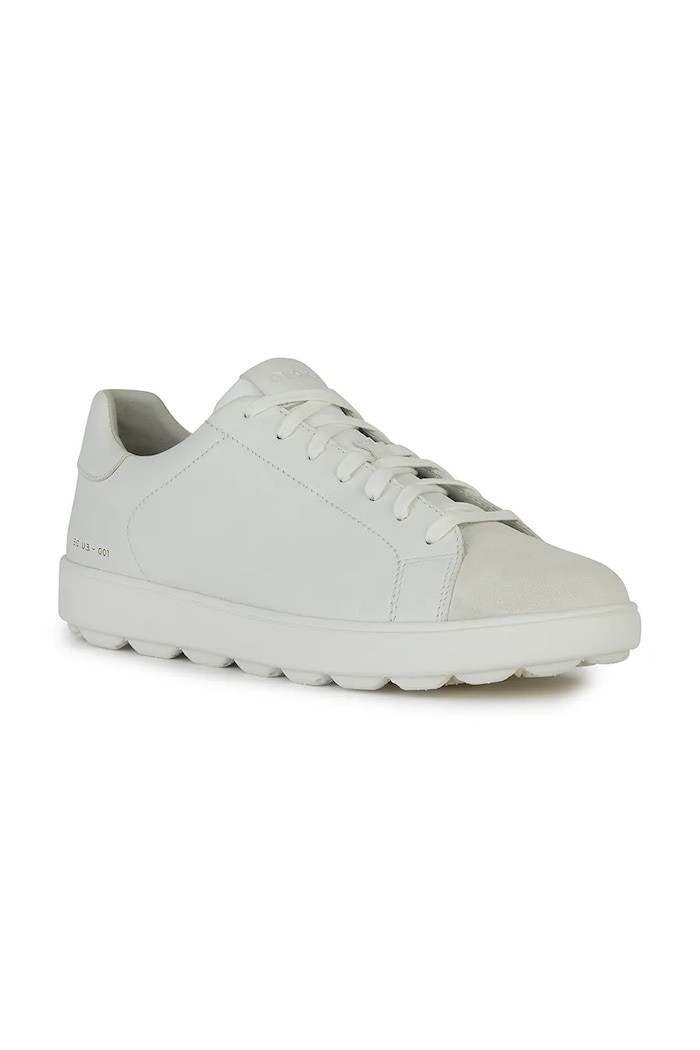 Geox sneakersy skórzane U SPHERICA ECUB-1 C U45GPC.08522.C1352 biały SS25