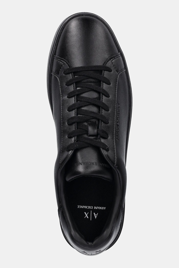 Кожени маратонки Armani Exchange черен XM000141.AF11912.UC001