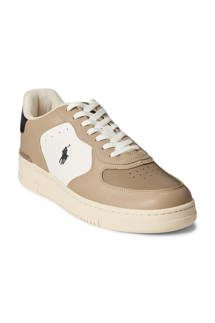Polo Ralph Lauren sneakersy skórzane Masters CRT 809960988001.101 beżowy SS25