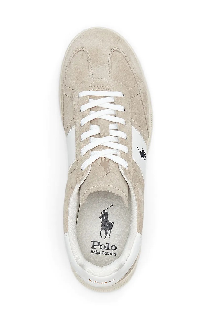 Σουέτ sneakers Polo Ralph Lauren HRT Aera PP μπεζ 809960995003.250