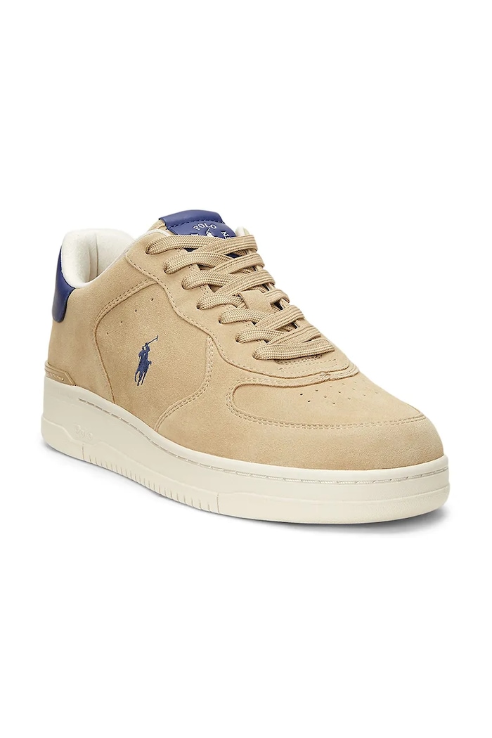 Polo Ralph Lauren leather sneakers Masters CRT 809965086003.101 beige SS25