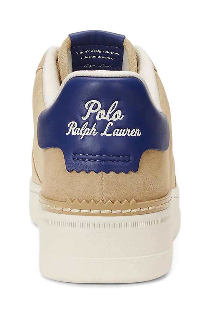 Shoes Polo Ralph Lauren leather sneakers Masters CRT 809965086003.101 beige