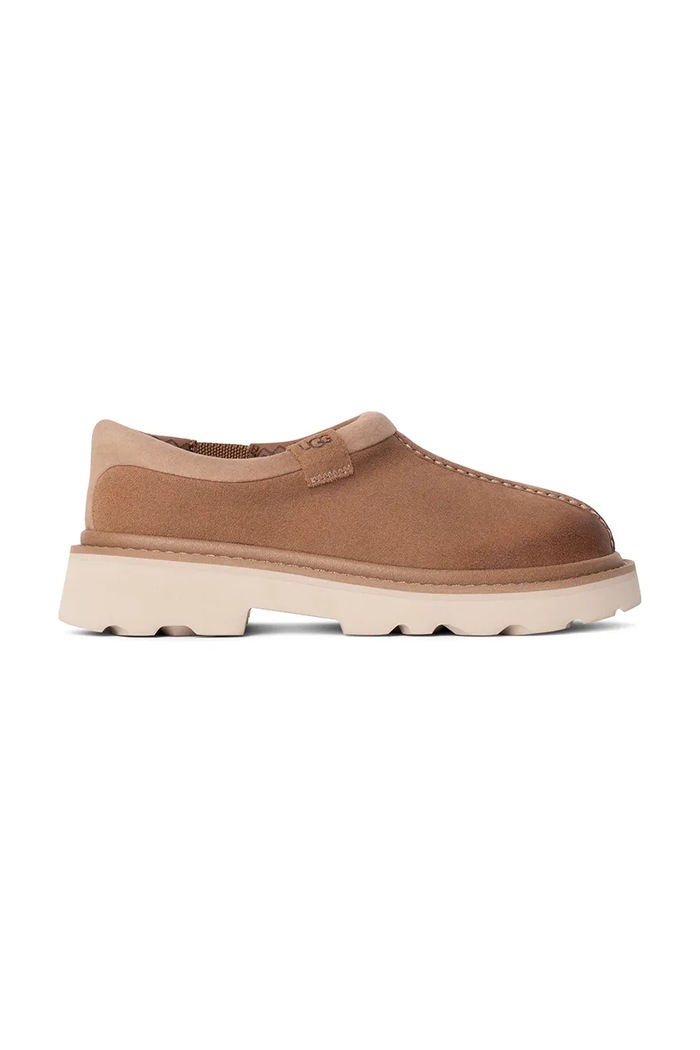 Μοκασίνια σουέτ UGG Tasman Lug δέρμα σαμουά καφέ 1166913.CHE