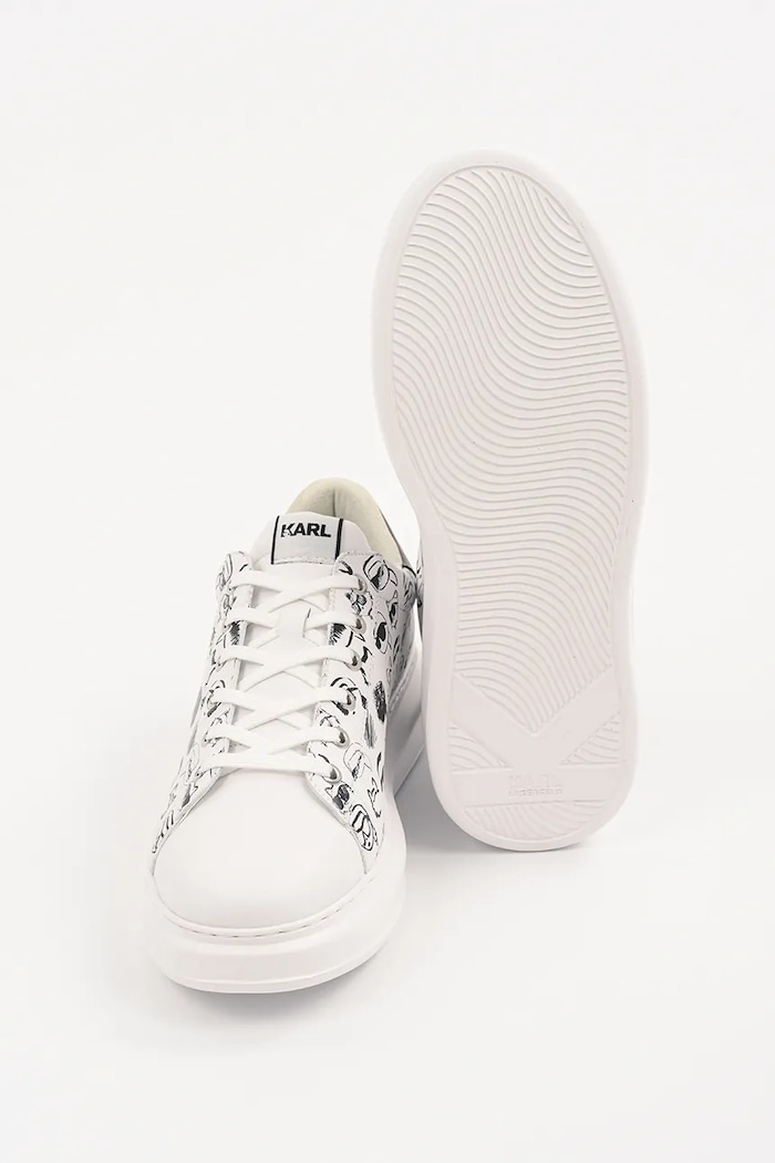 Karl Lagerfeld sneakersy skórzane KAPRI MENS KL52512T.010 biały