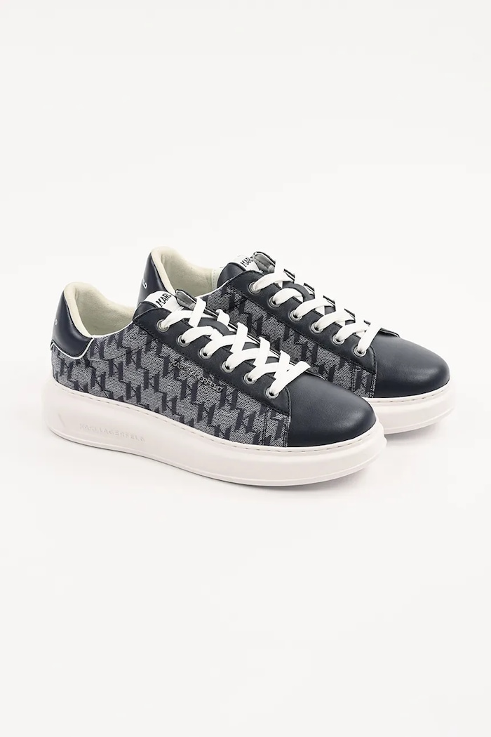 Karl Lagerfeld sneakersy KAPRI MENS KL52565.4AA szary SS25