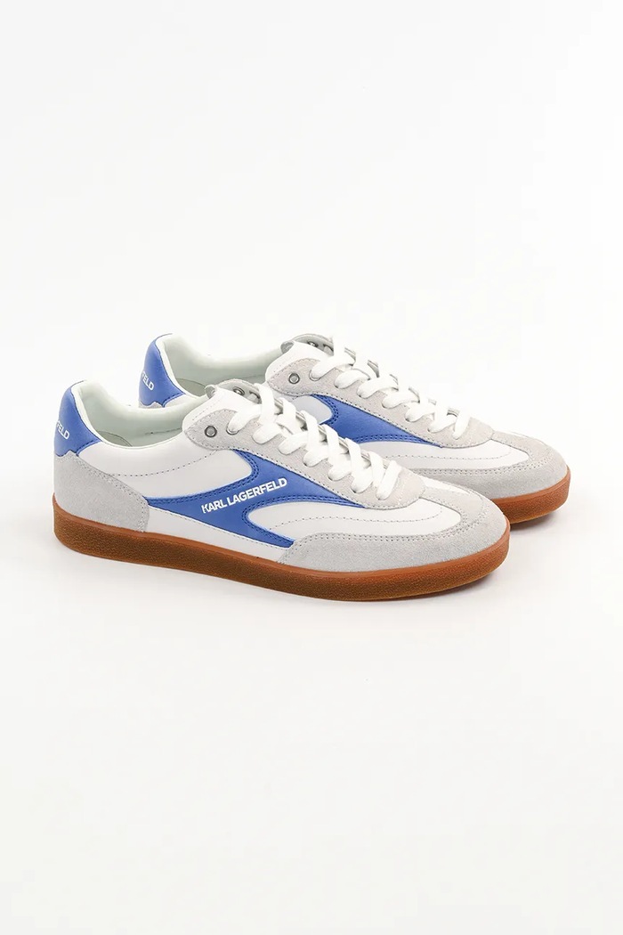 Karl Lagerfeld sneakersy skórzane KANDIDATE KL53855.31B biały SS25