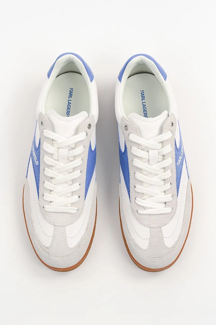 Karl Lagerfeld sneakersy skórzane KANDIDATE biały KL53855.31B