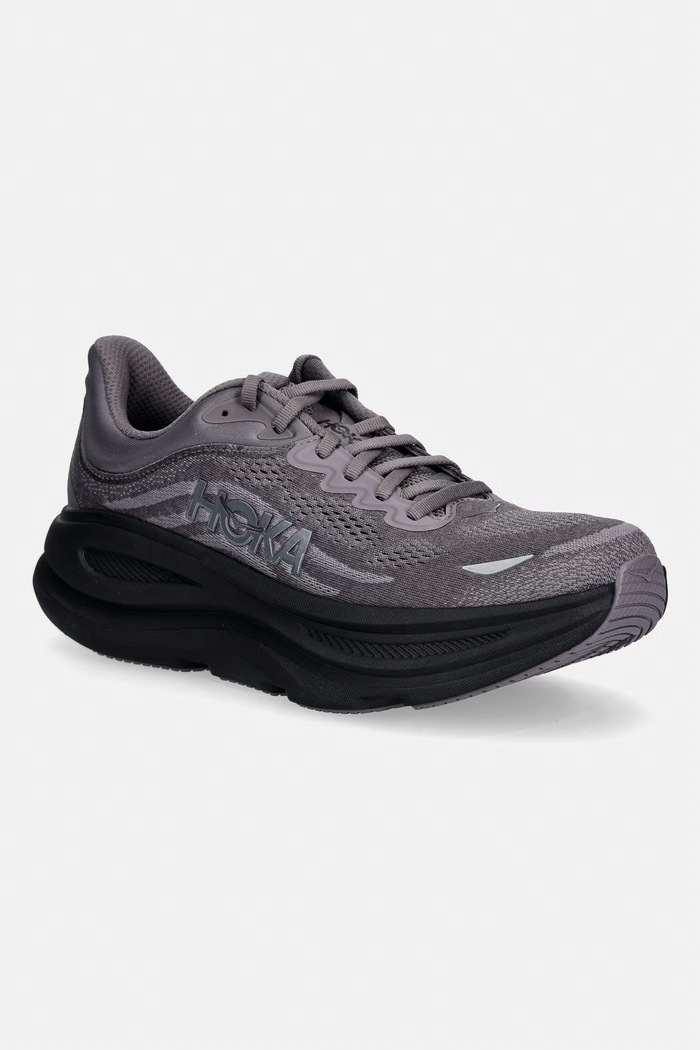 Hoka Bondi 9 sneakers pentru bărbați textil gri 1162011