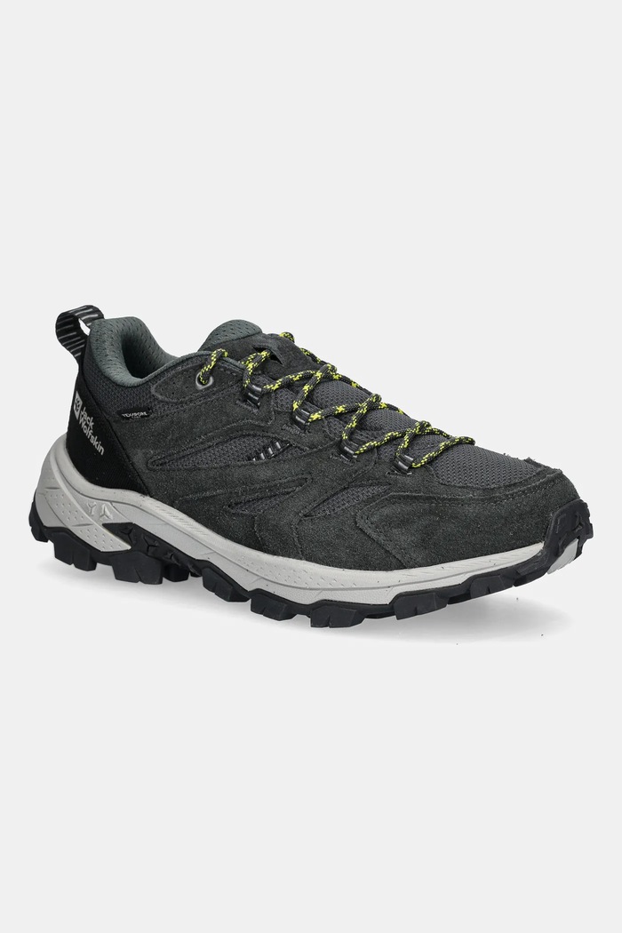 Jack Wolfskin pantofi Vojo Tour Texapore Low imitatie de piele intoarsa negru A62070